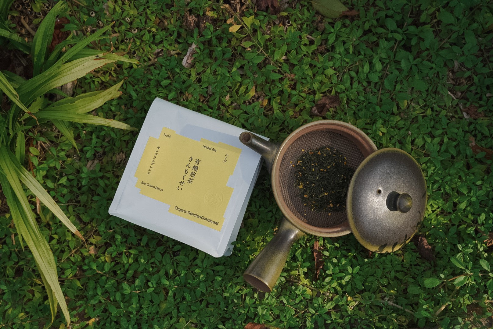 心ほどける香り　有機煎茶金木犀